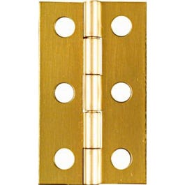 2-Pk., 2 x 1-3 16-In. Hinges, Light-Duty, Brass Fashion