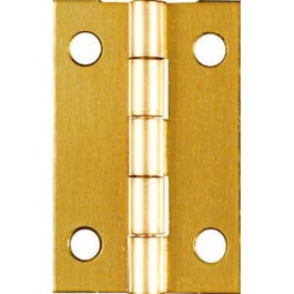 2-Pk., 1.5 x 1-In. Hinges, Light-Duty, Brass Fashion