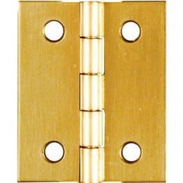 2-Pk., 1.5-In. Broad Hinges, Light-Duty, Brass For Sale