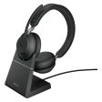 Jabra Evolve2 65 UC Stereo, W. Stand, USB-A Supply