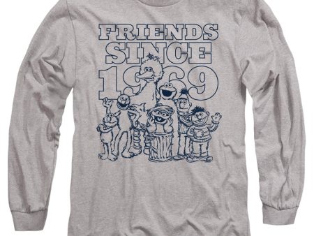 SESAME STREET : FRIENDS SINCE L\S ADULT T SHIRT 18\1 Athletic Heather LG Online