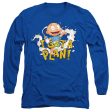 RUGRATS : TOMMY PICKLES HAS A PLAN L\S ADULT T SHIRT 18\1 Royal Blue MD Discount