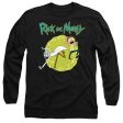 RICK AND MORTY : PORTAL L\S ADULT T SHIRT 18\1 Black LG Online Hot Sale