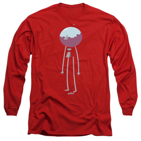 REGULAR SHOW : MINIMAL BENSON L\S ADULT T SHIRT 18\1 Red 2X Supply